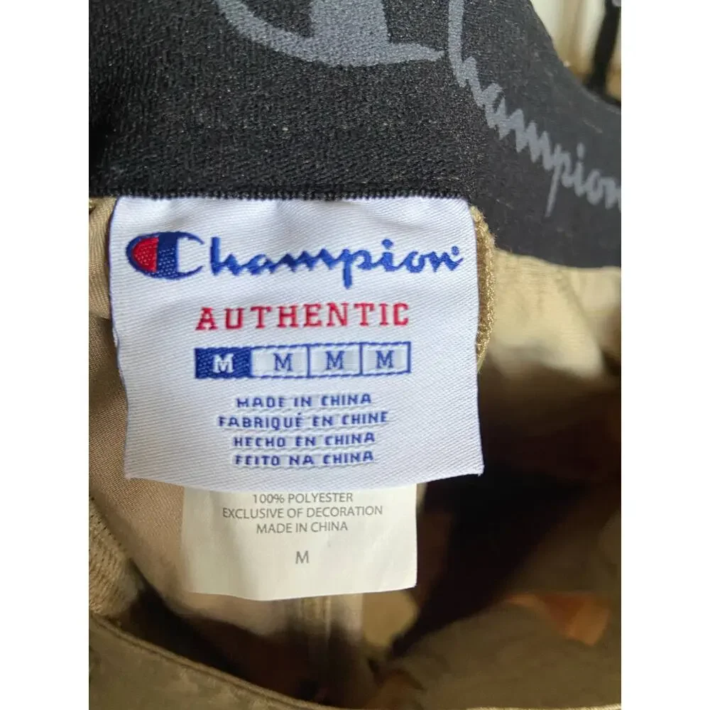 Champion Mens‎ Shorts Size Medium Khaki Coaches Double Dry 8581 NEW